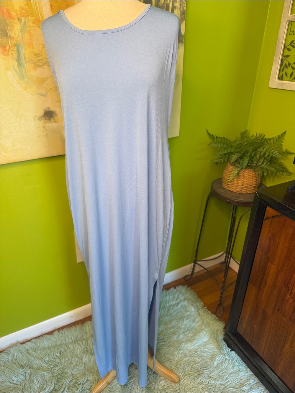 VENUS Pale Blue Sleeveless Maxi Dress